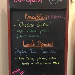 Menu Board