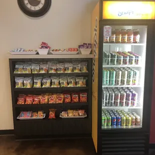 Chips and Drinks Fridge