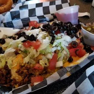 a loaded nachos