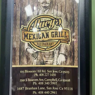 The numbers of all three locations, make sure you call the Branham location.