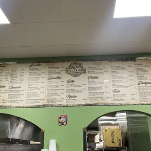 Menu and prices as of 11/13/24.