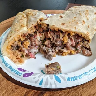 Super with carne asada