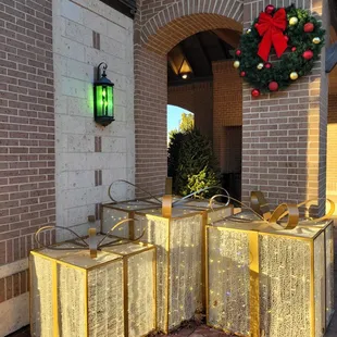 Just outside the door, December 2023.