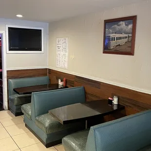 Plenty of seating in both restaurant and bar areas