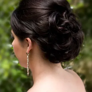 Wedding hair by Lou