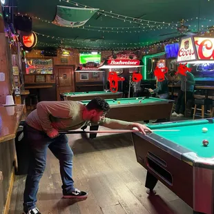 Great pool tables!