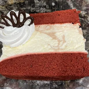 Red Velvet Bavarian Cake