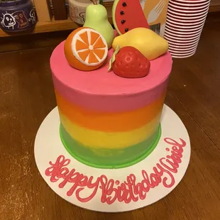 Custom birthday cake