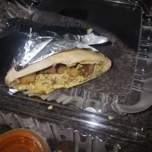 Breakfast burrito