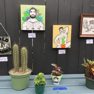 Patio featuring &quot;Dope Art Show&quot; with artist TotesFerosh