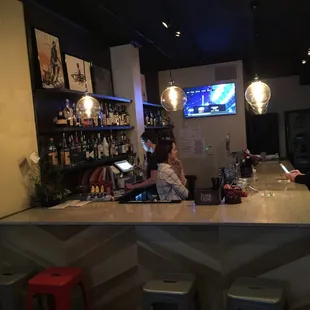 two women at the bar