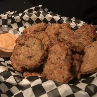 Yummy fried pickles
