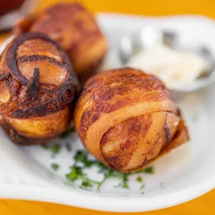 Bacon Spätzel Croquettes ($12)