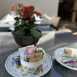a plate of food on a table