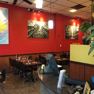 Dramatic dining room