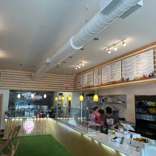 the interior of a restaurant