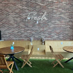 outside, sushi and sashimi