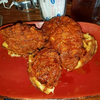 Nashville Hot Chicken and Waffles