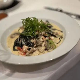 a plate of food on a table