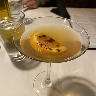 Bourbon Brulee, refreshing citrus accents, reminded me of a Bourbon Sidecar.