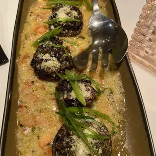 Stuffed Mushrooms, definitely a must try!