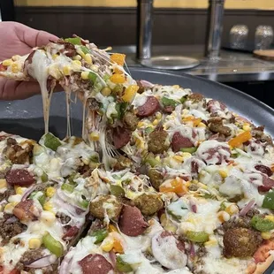 Colombian house pizza