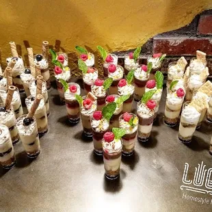 Flavors from Left to Right:
**Blueberry-Coconut Pudding, Raspberry-Chocolate Pudding, Banana-Vanilla Pudding**