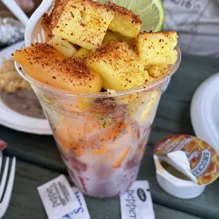 Fruit cup with Tajin!