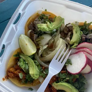 Carne asada and Al pastor