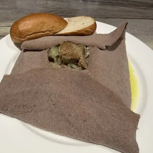 Lamb with Injera