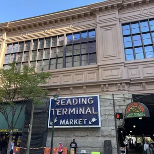 a sign reading terminal market