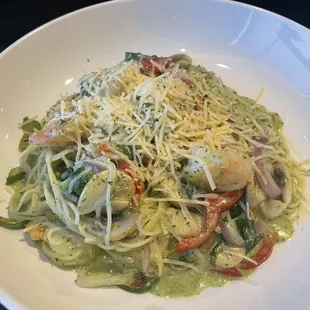 Shrimp pasta dish (sorry don't know the exact name)
