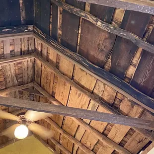 Mesquite ceiling slats