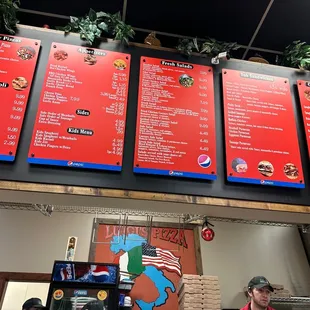 menus