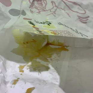 a half eaten piece of cheese