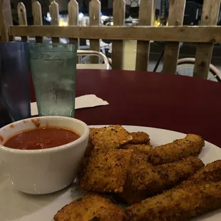 Combo #1 fried zucchini, mozzarella sticks and fried ravioli