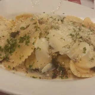 Wild Mushroom Agnolotti (Half Moon Ravioli)