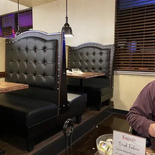 a man sitting at a table