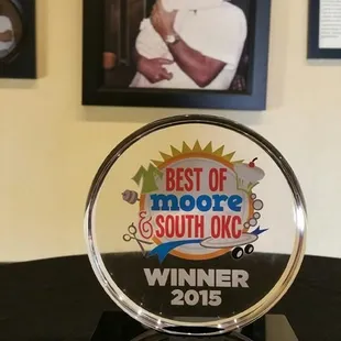 Voted Best Italian Restaurant in Moore / South OKC 2015.