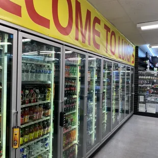 Wide selection of beverages!