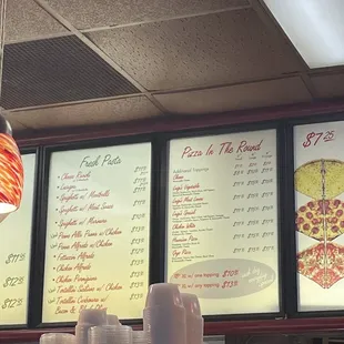 menus