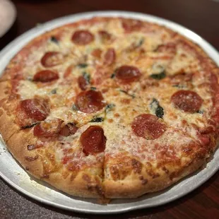 Margarita plus pepperoni