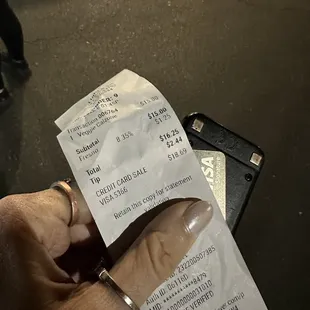 Waiting for buzzer to go off to get order....