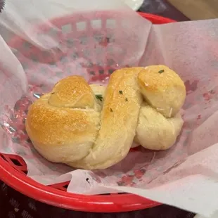Garlic bread.. free.. comes more than one in the basket