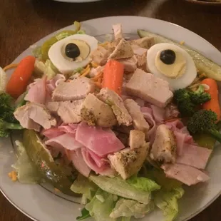 Grilled Chicken Chief Salad!  Man oh man is it the best!!