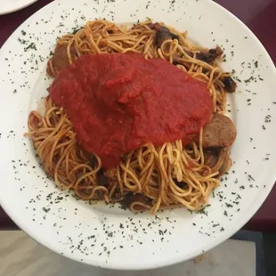 Spaghetti With Marinara Sauce