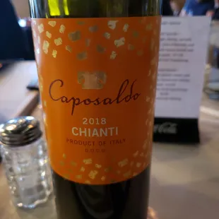 Very tasty chianti!