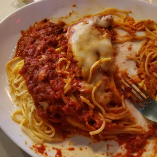 Chicken parmigiana, DELICIOUS!