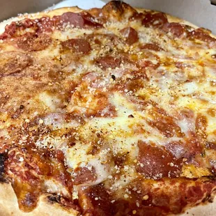 A free pepperoni pizza for spending so much online ordering! I'm convinced, Luigi's has the best pizza's in Texas!