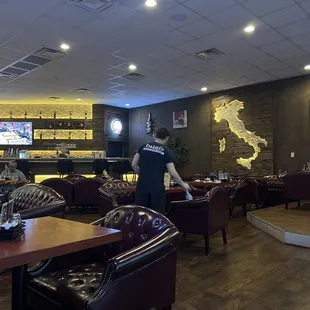 Bar seating-comfy and cozy